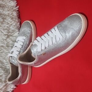 Stuart Weitzman Cristy Glitter Sneakers